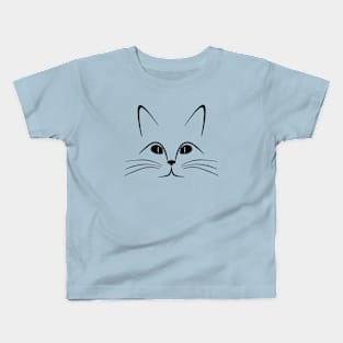 Cat Face Kids T-Shirt